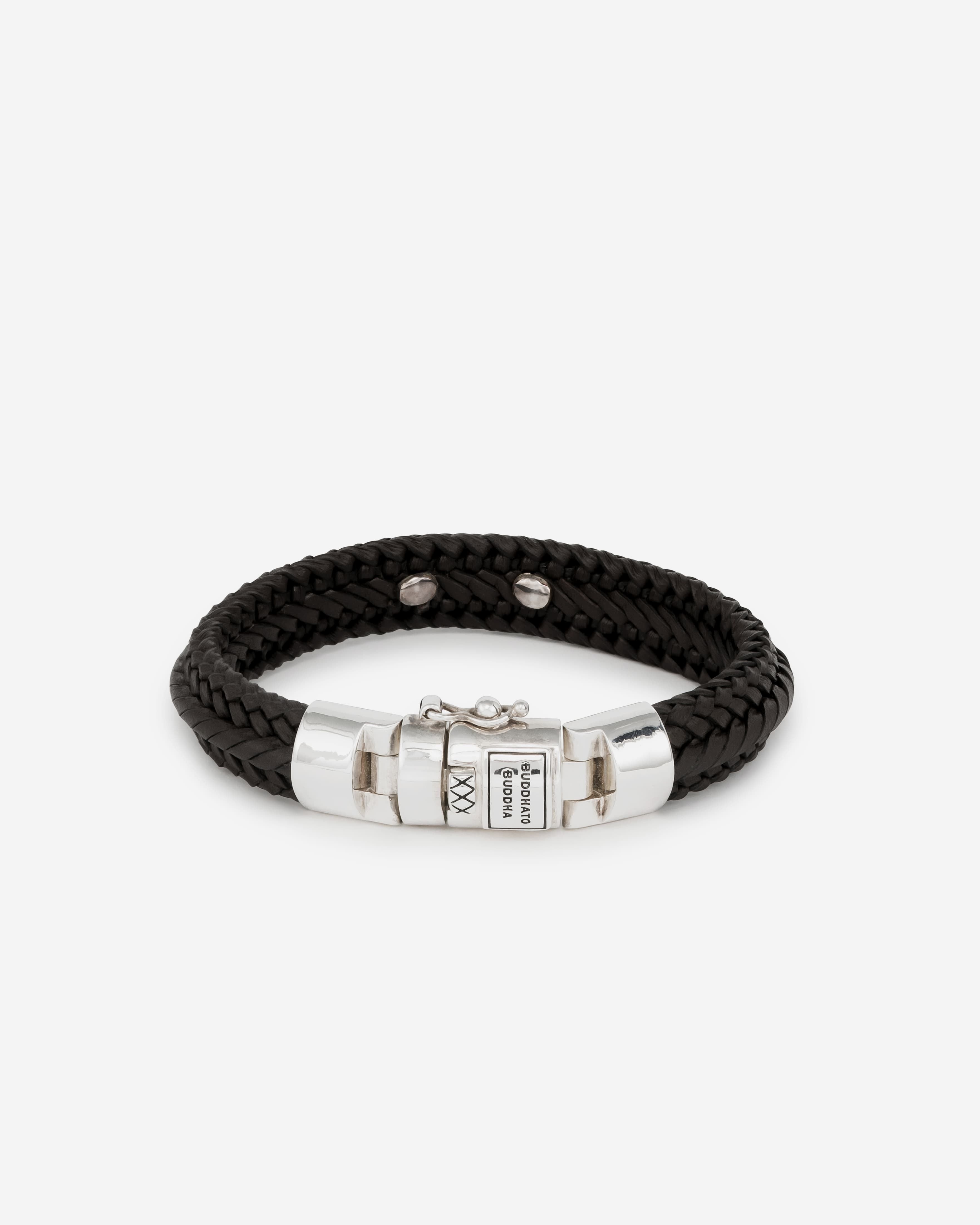 BUDDHATOBUDDHA - Armband Nurul small leer bruin | E