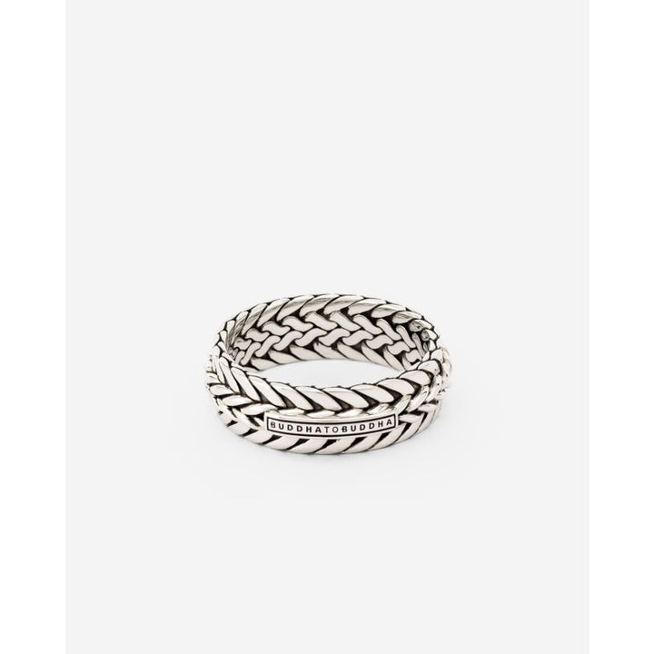 Buddhatobuddha - Ring Nurul/Ellen Mix Zilver  | 17,5