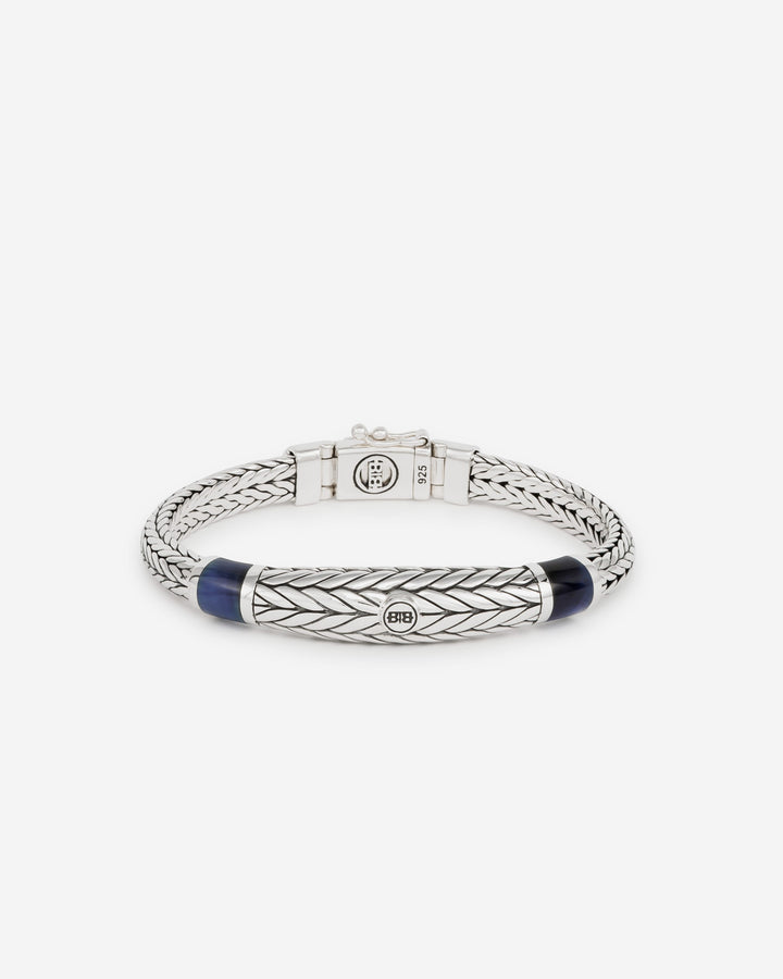 BUDDHATOBUDDHA - Armband Ellen XS stone tijgeroog navy | E