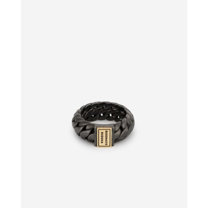 Buddhatobuddha - Ring Ben Small Zwart Rhodium Goud 14kt | 21
