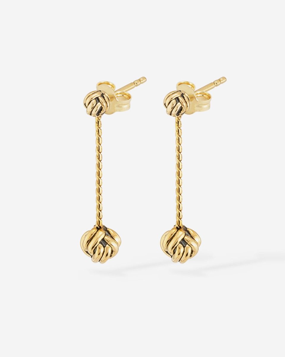 BTB - OORHANGERS REFINED KATJA GOUD 14KT