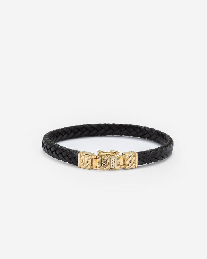BTB - ARMBAND CHAIN LEER GOUD 14KT | E