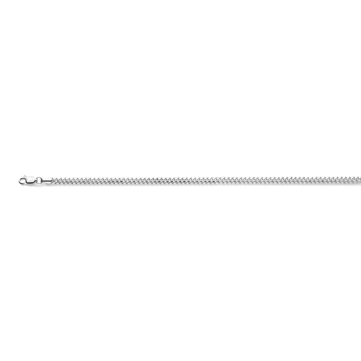 Zilveren lengtecollier - gourmette  4,0mm