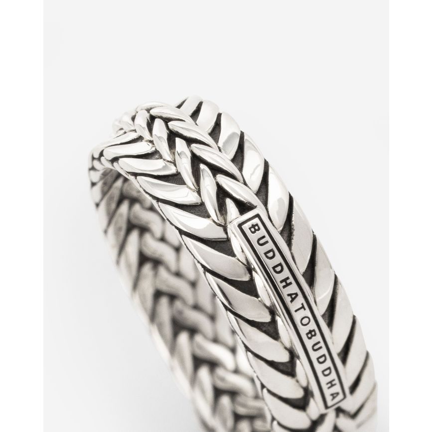 Buddhatobuddha - Ring Nurul/Ellen Mix Zilver  | 17,5