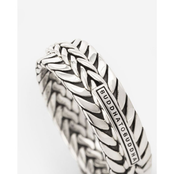 Buddhatobuddha - Ring Nurul/Ellen Mix Zilver  | 17,5