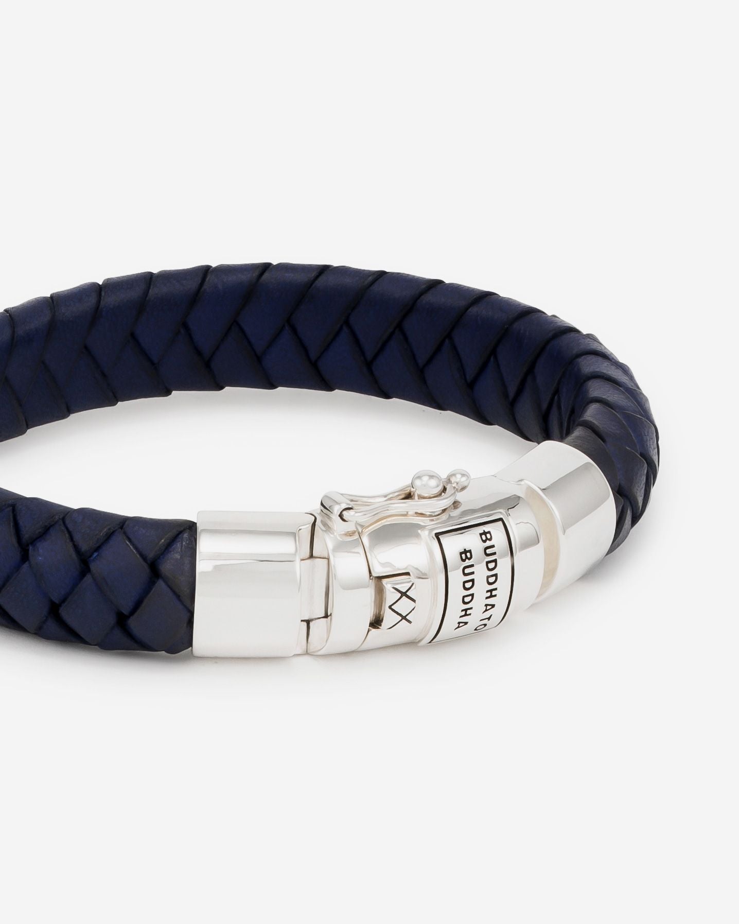 BUDDHATOBUDDHA - Armband Ben Leather navy | E