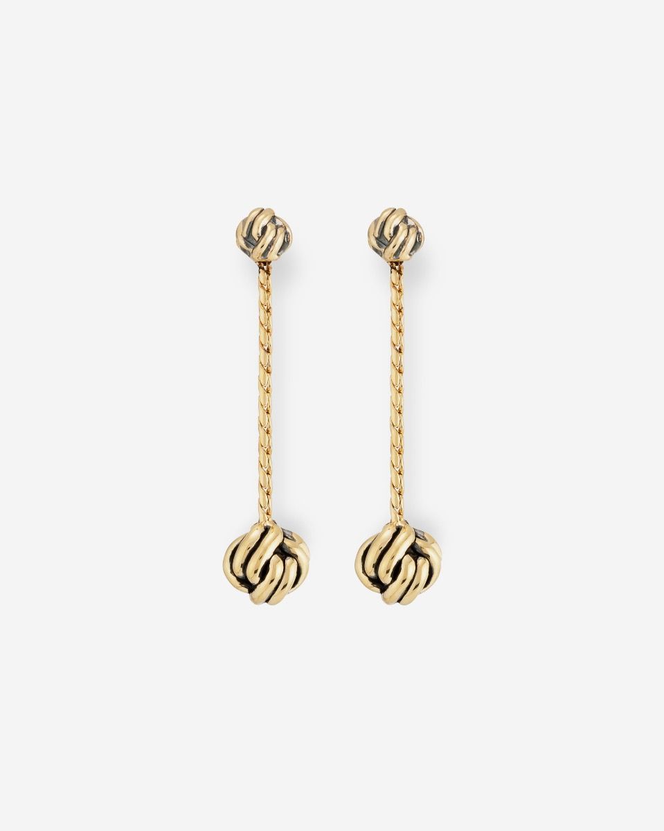 BTB - OORHANGERS REFINED KATJA GOUD 14KT