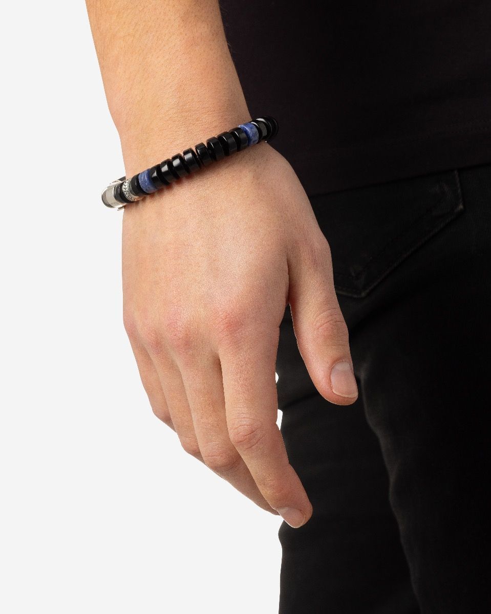 BUDDHATOBUDDHA - Armband Spirit bead onyx sodalite | E+