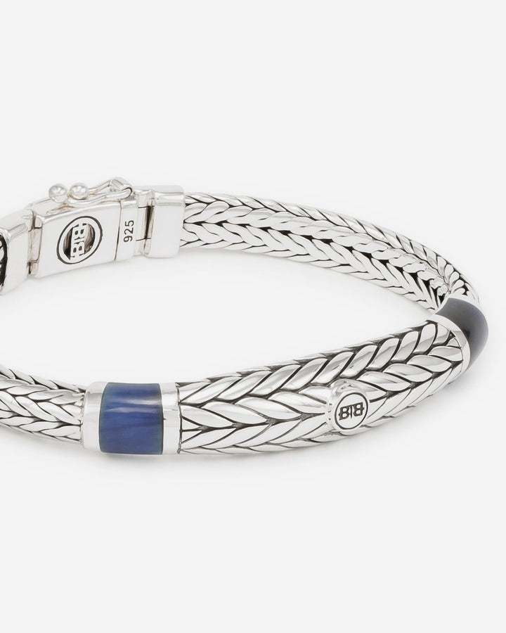 BUDDHATOBUDDHA - Armband Ellen XS stone tijgeroog navy | E
