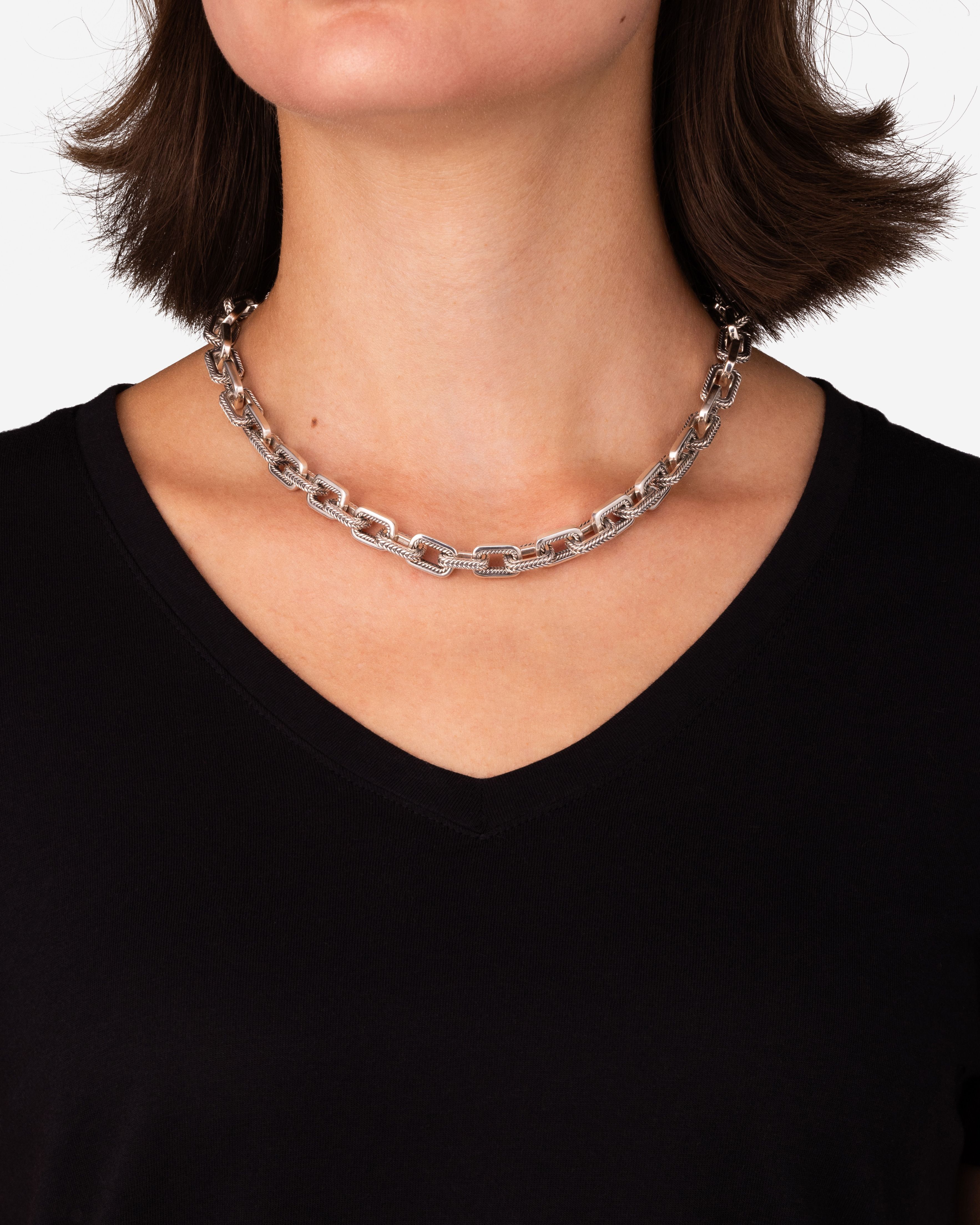 BUDDHATOBUDDHA - Ketting Barbara link small | 45cm