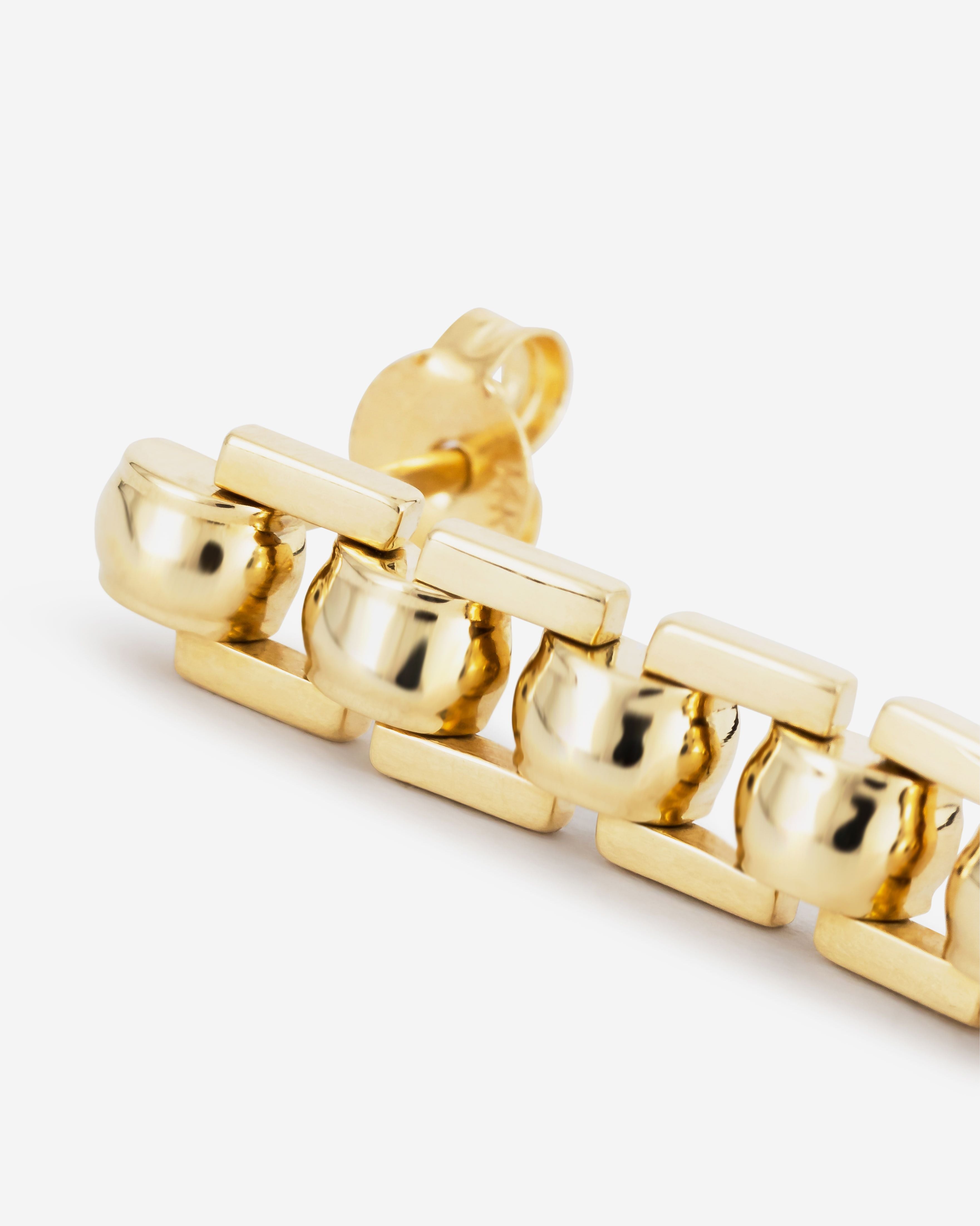 BTB - OORBELLEN BATUL GOUD 14KT