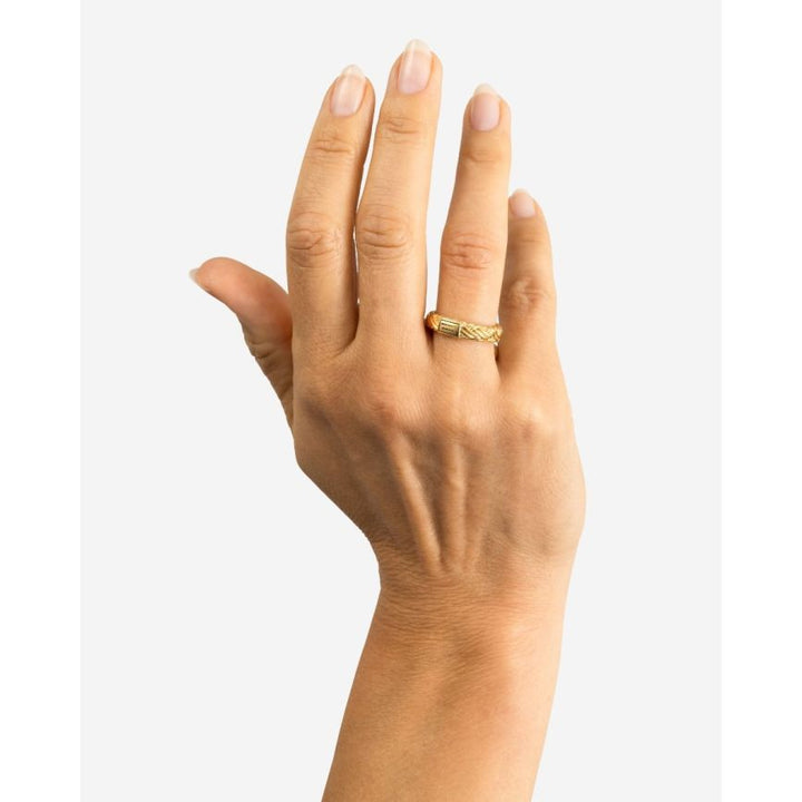 Buddhatobuddha - Ring Katja XS verguld  | 17