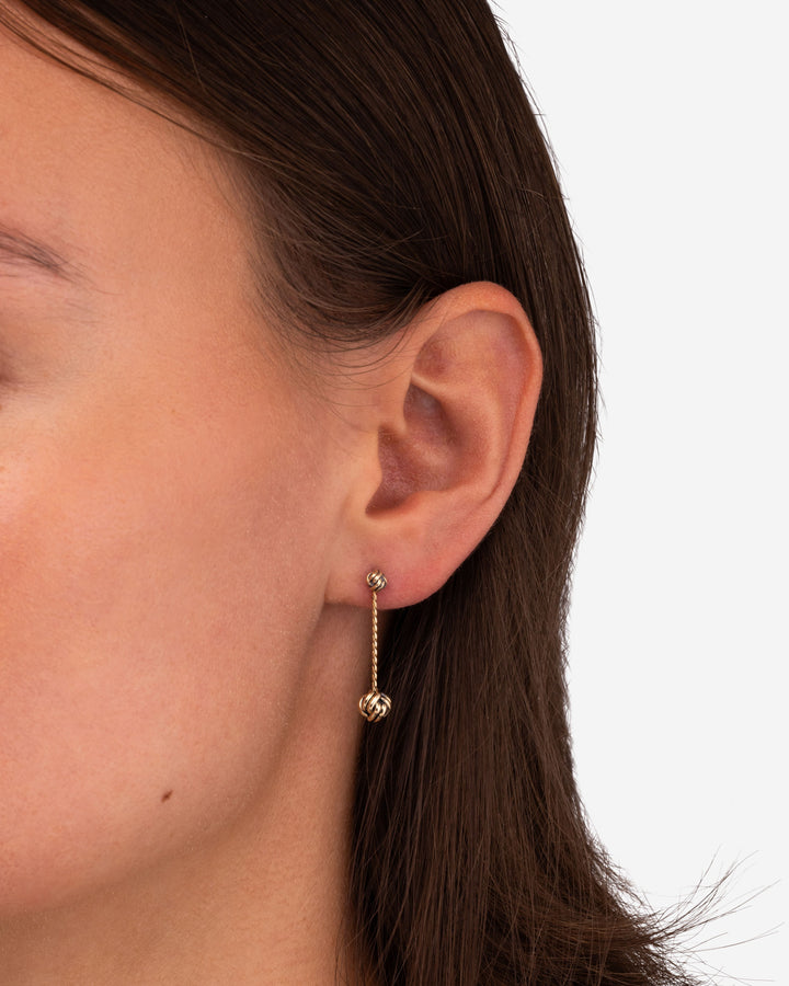 BTB - OORHANGERS REFINED KATJA GOUD 14KT