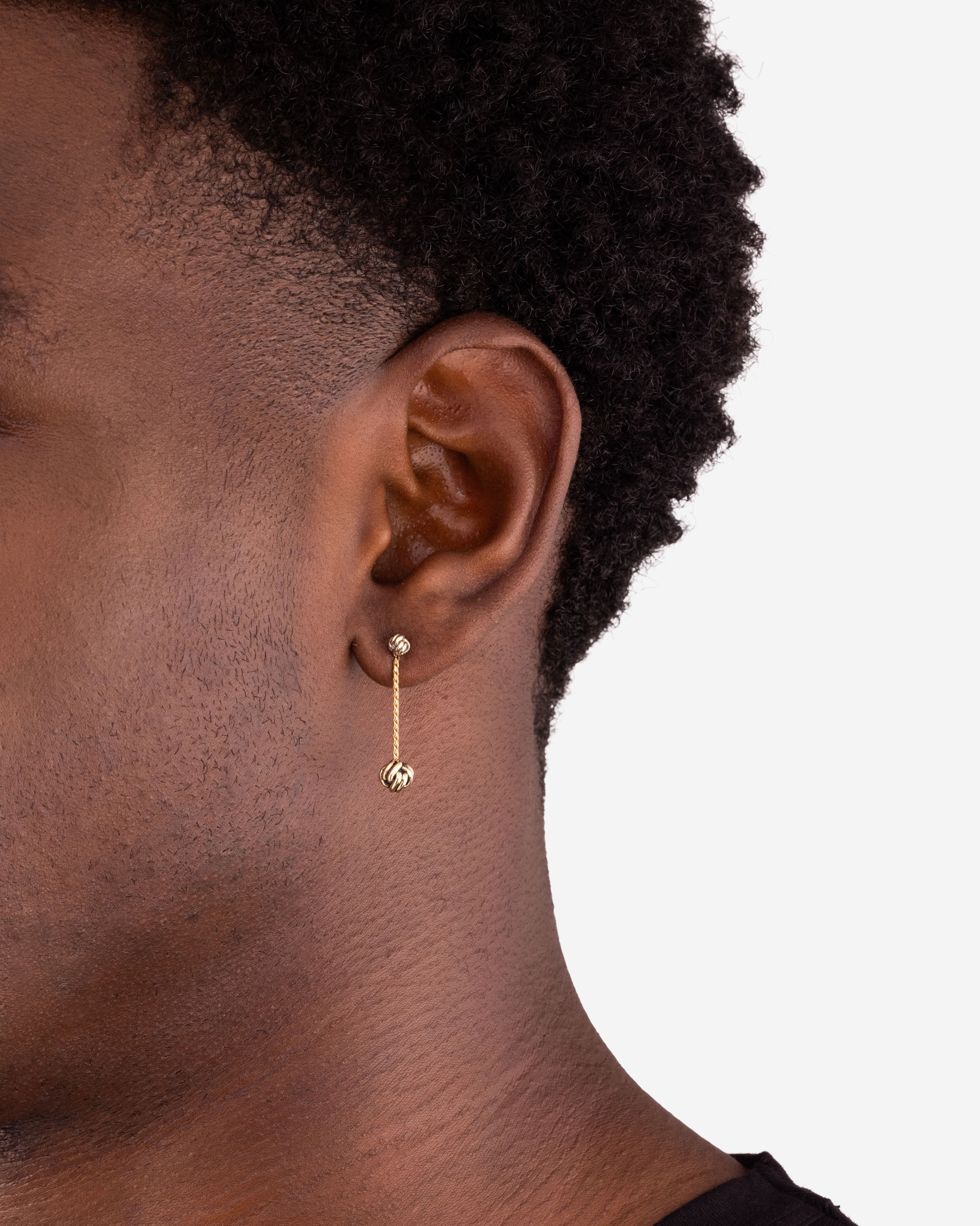 BTB - OORHANGERS REFINED KATJA GOUD 14KT