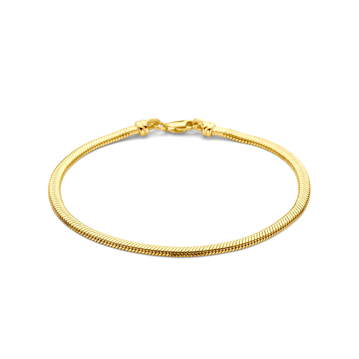 Silgold armband slang 3,3 mm | 19 cm