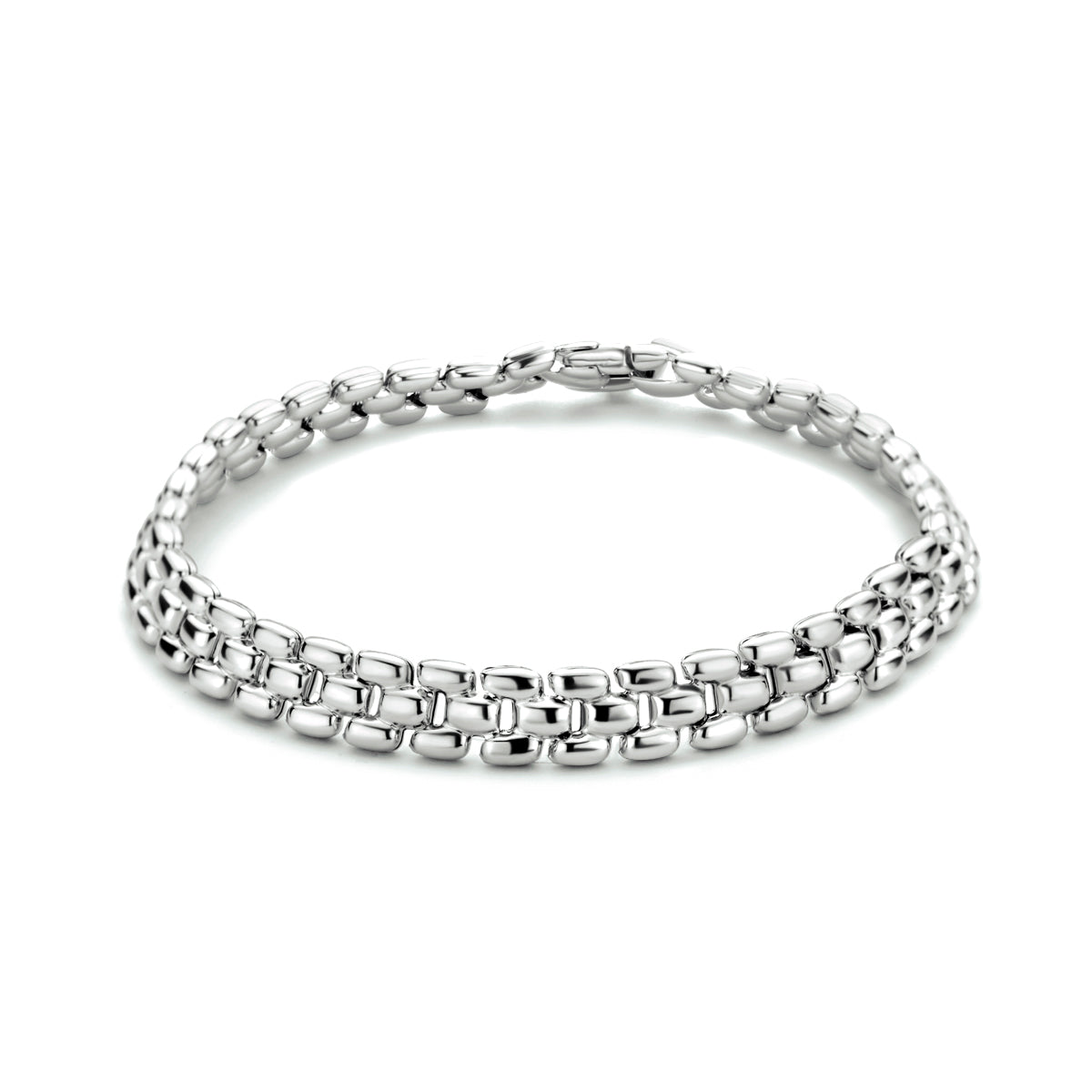 Zilveren armband panter 6,9mm | 19cm