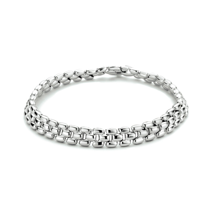 Zilveren armband panter 6,9mm | 19cm