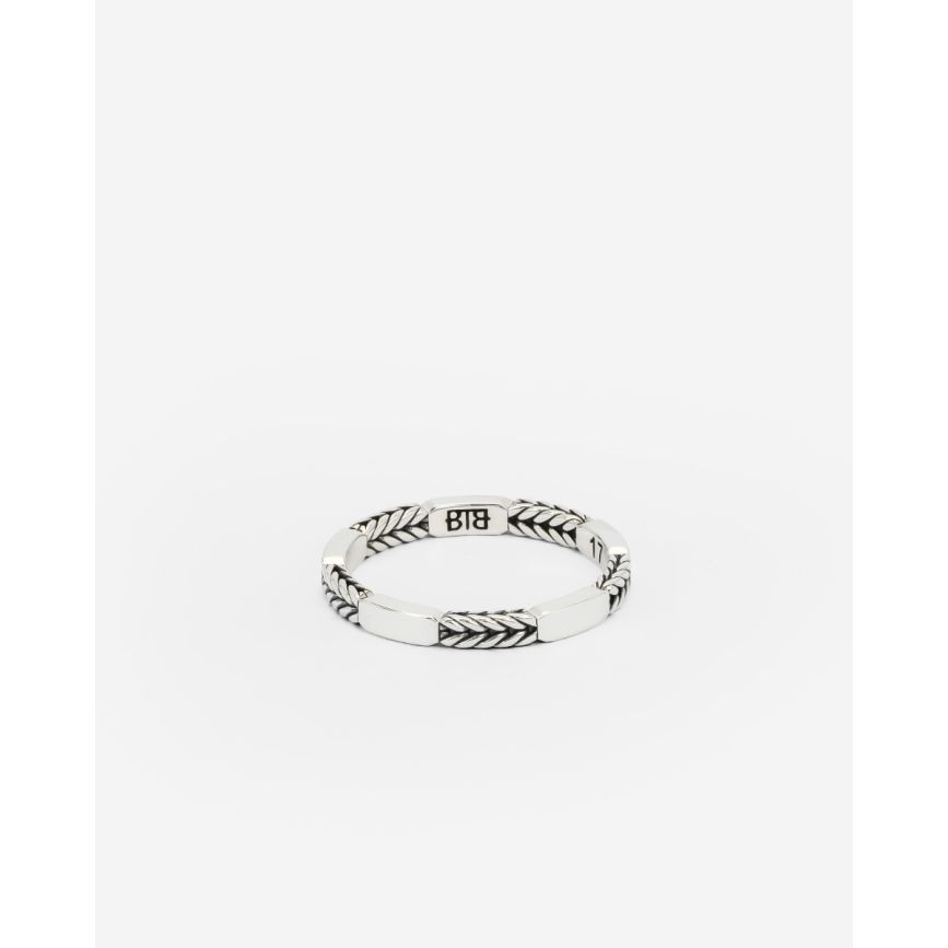 Buddhatobuddha - Stacking Ring Barbara Mix Zilver | 17