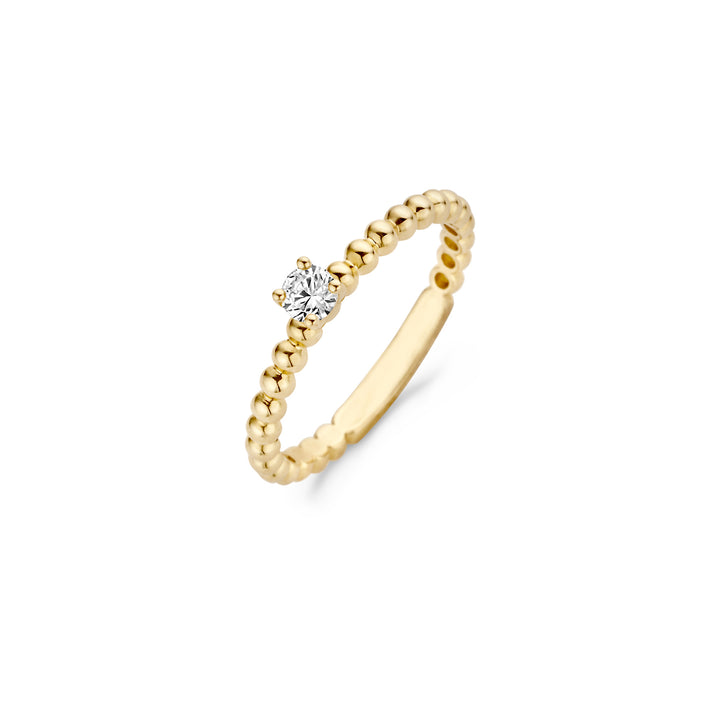 Blush Ring 1111YZI -  Geel Goud (14k) met Zirkonia