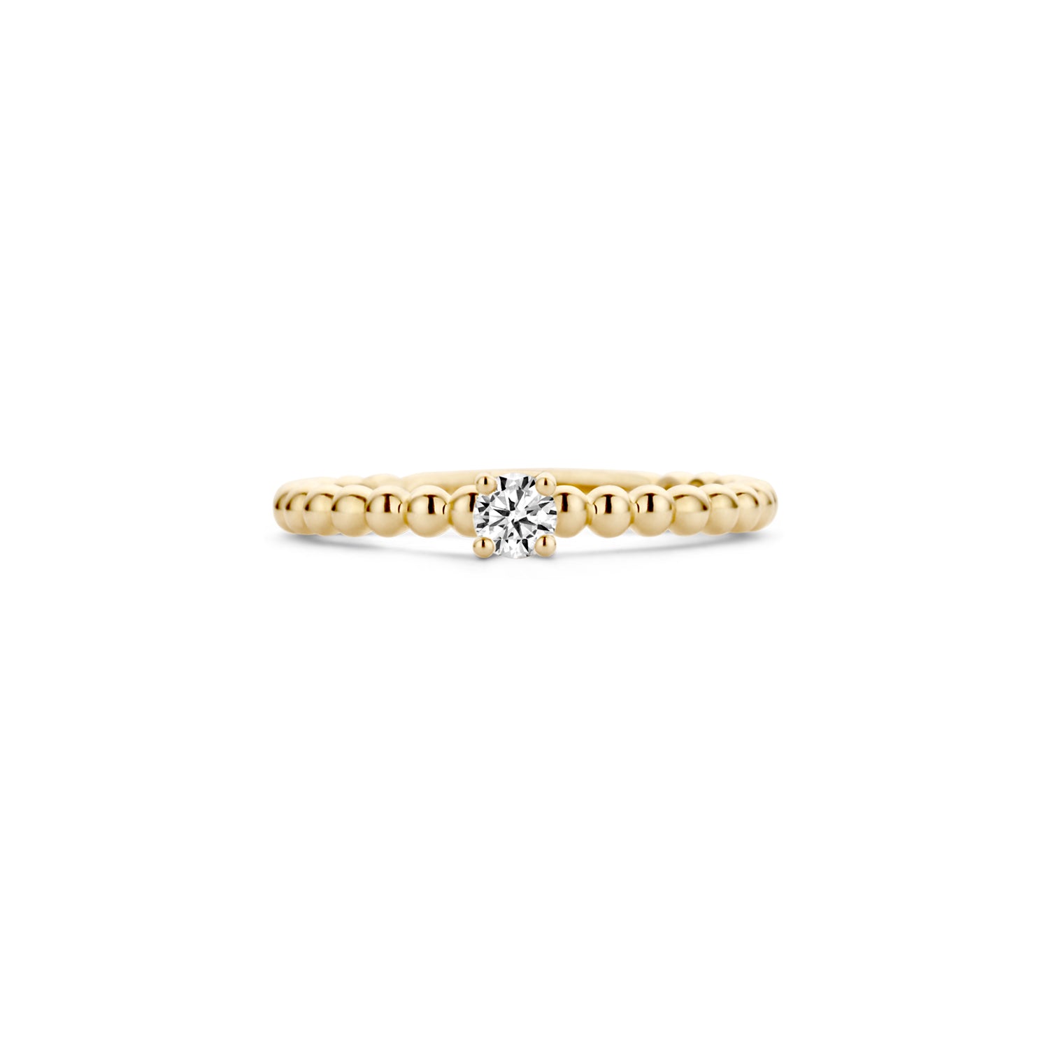 Blush Ring 1111YZI -  Geel Goud (14k) met Zirkonia