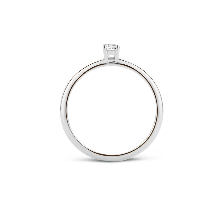 Blush Ring 1112WZI -  Wit Goud (14k) met Zirkonia