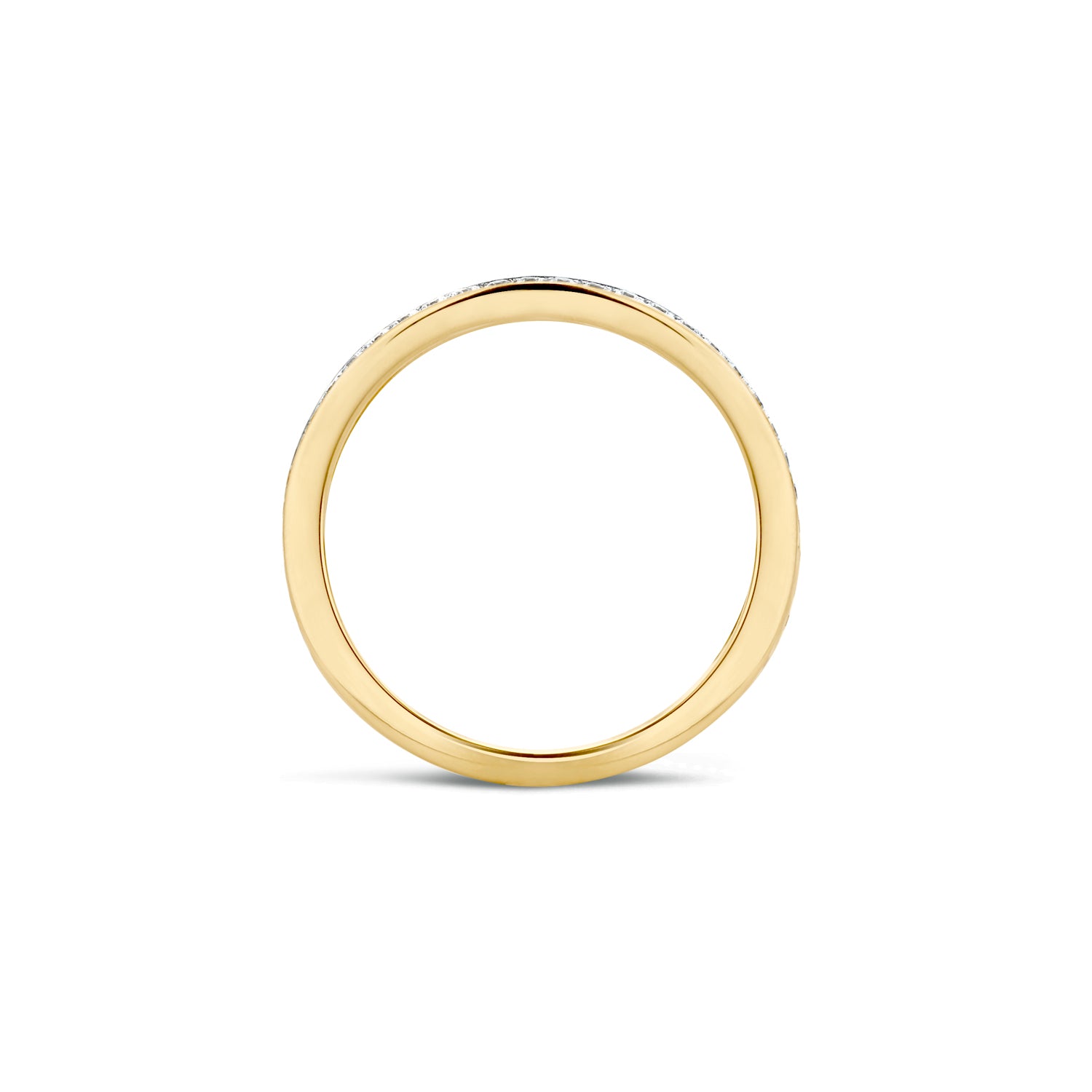 Blush Ring 1119BZI -  Geel en Wit Goud (14k) met Zirkonia