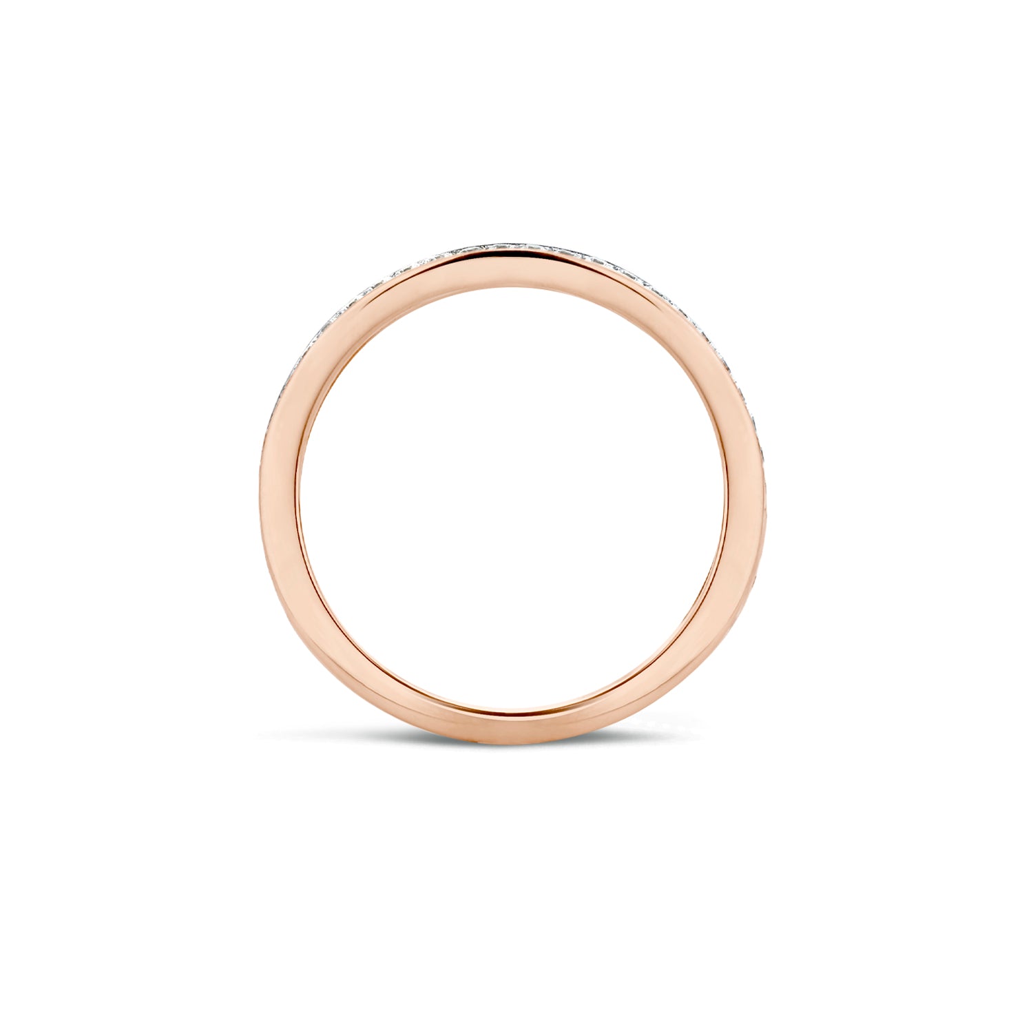 Blush Ring 1119RZI -  Rosé Goud (14k) met Zirkonia