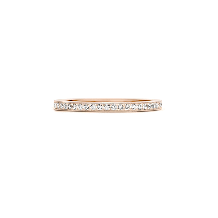 Blush Ring 1119RZI -  Rosé Goud (14k) met Zirkonia