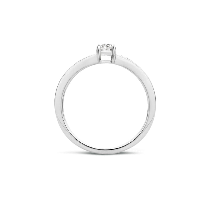 Blush Ring 1125WZI -  Wit Goud (14k) met Zirkonia