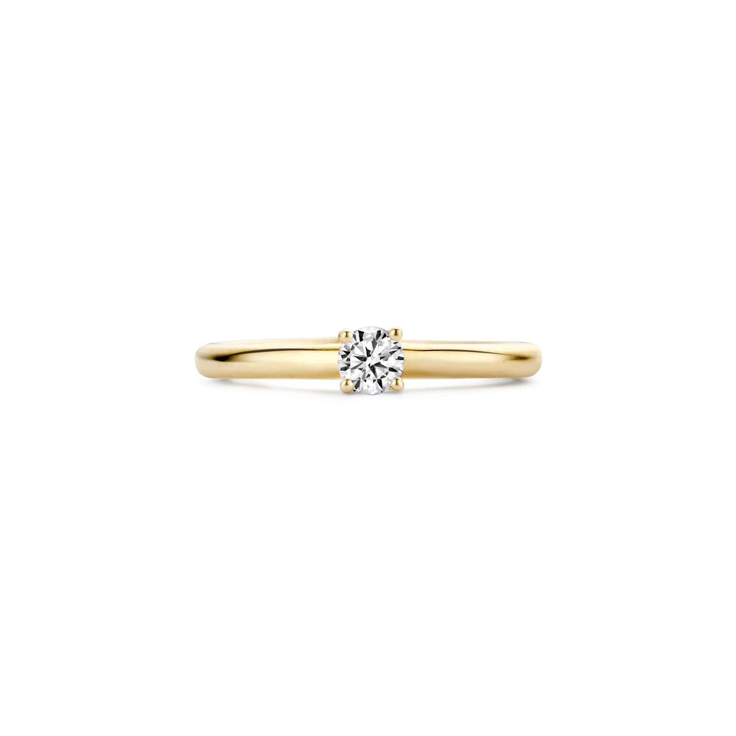 Blush Ring 1132YZI -  Geel Goud (14k) met Zirkonia