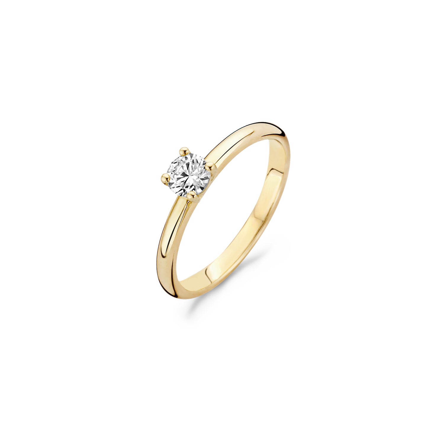 Blush Ring 1133YZI -  Geel Goud (14k) met Zirkonia