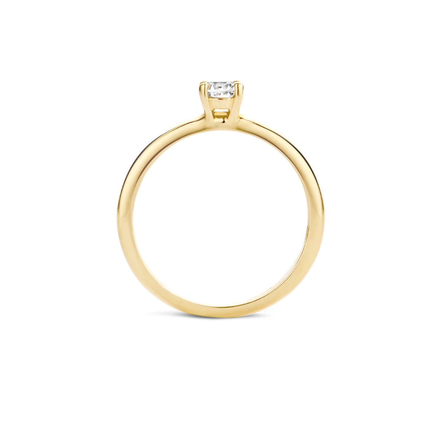 Blush Ring 1133YZI -  Geel Goud (14k) met Zirkonia