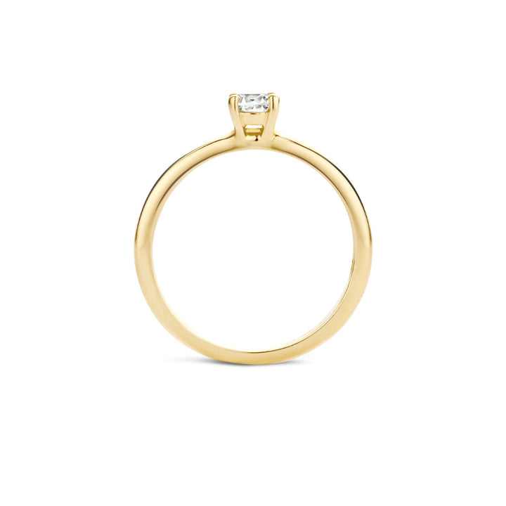 Blush Ring 1133YZI -  Geel Goud (14k) met Zirkonia