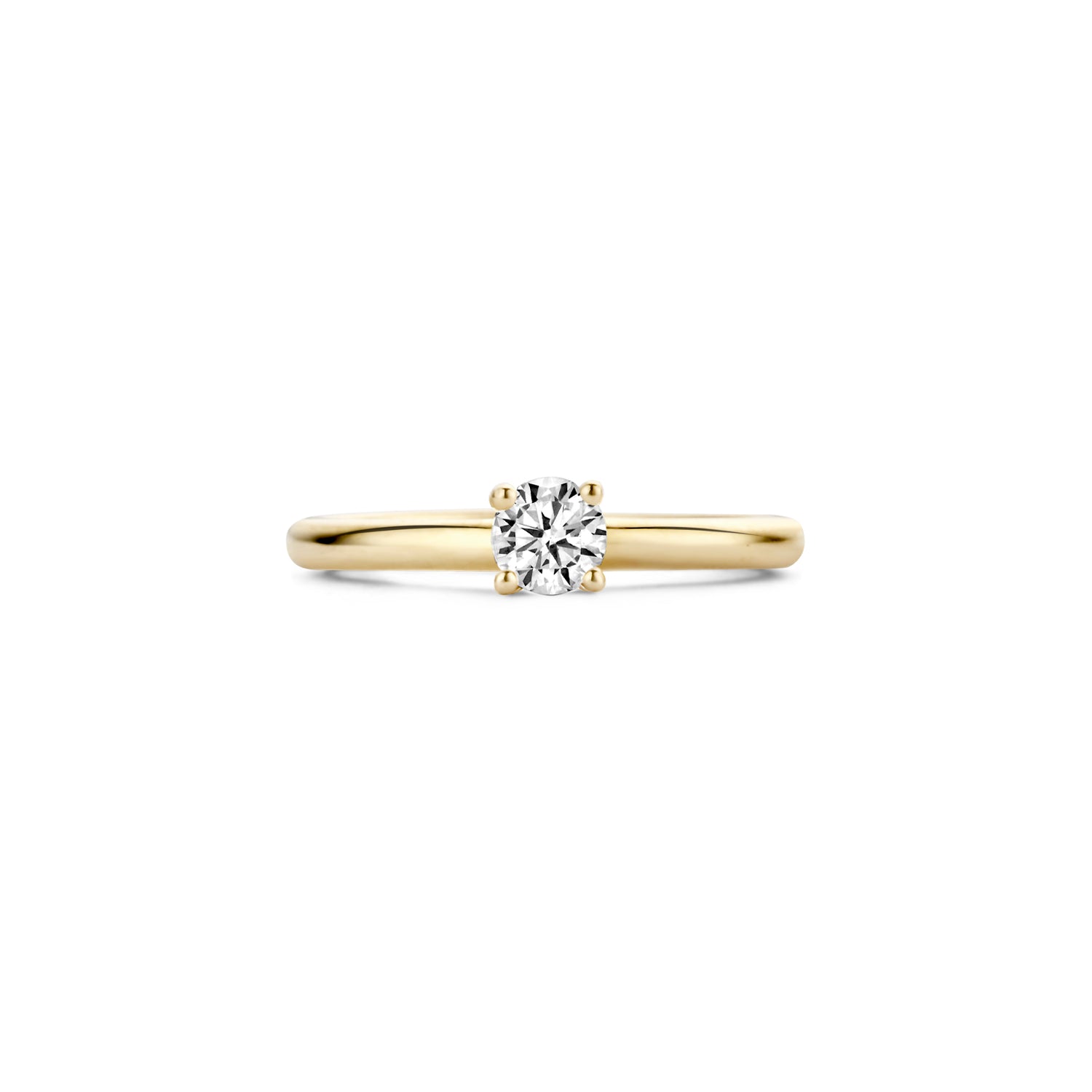 Blush Ring 1133YZI -  Geel Goud (14k) met Zirkonia