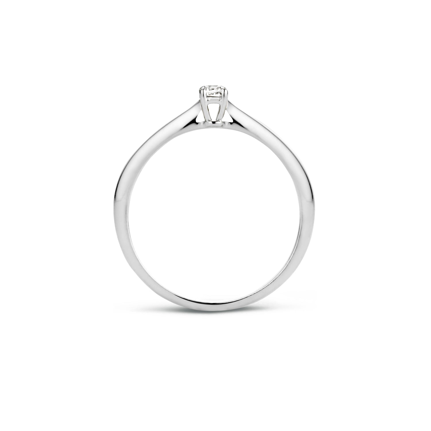 Blush Ring 1186WZI - Witgoud (14k) met Zirkonia