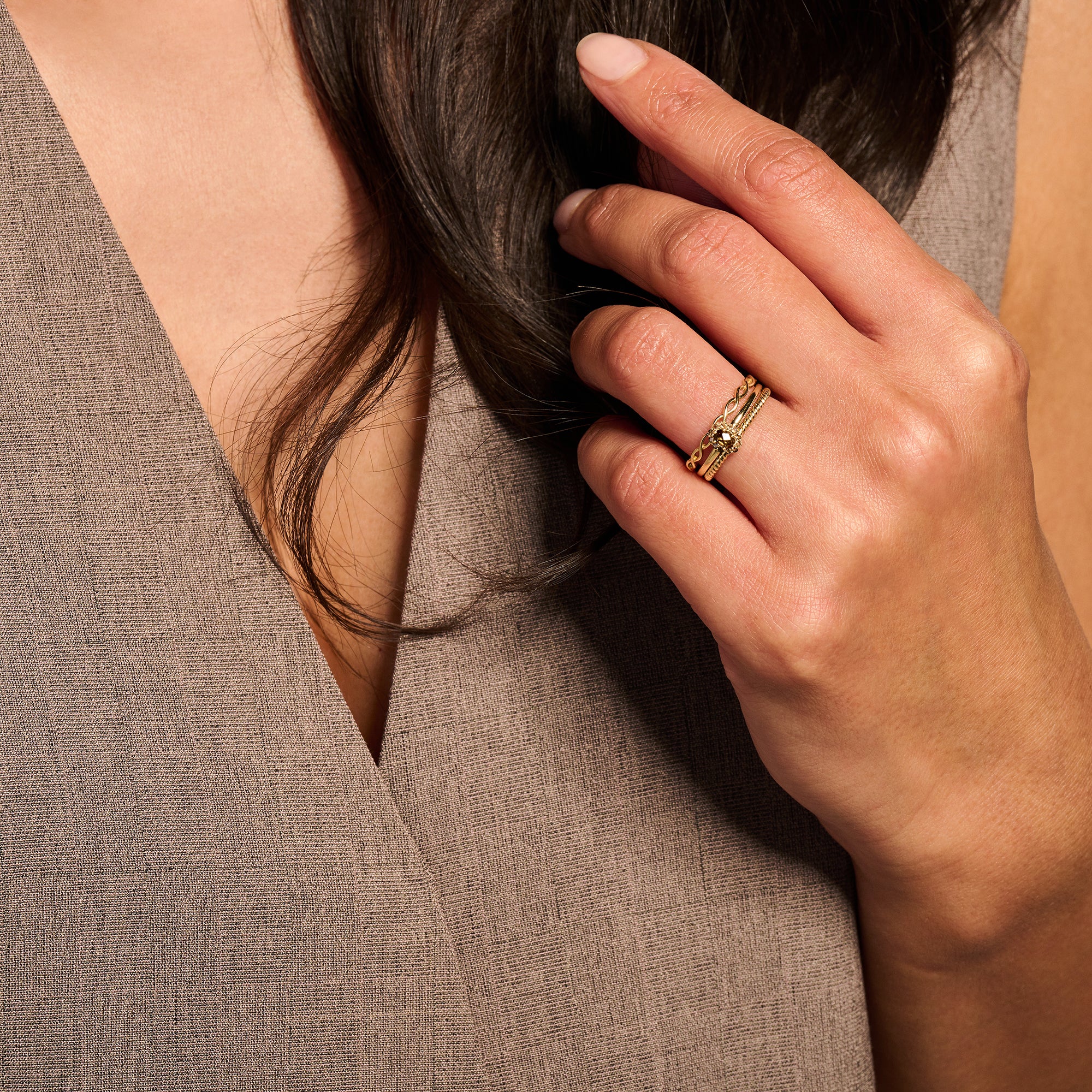 Blush Ring 1196YGO - Geel Goud (14k)