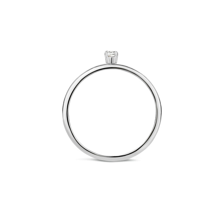 Blush Ring 1200WZI - Wit Goud (14k) met Zirkonia