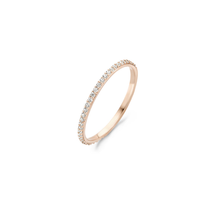 Blush Ring 1201RZI - Rosé Goud (14k) met Zirkonia