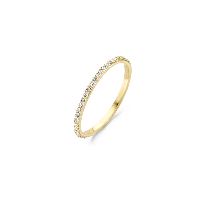 Blush Ring 1201YZI - Geel Goud (14k) met Zirkonia