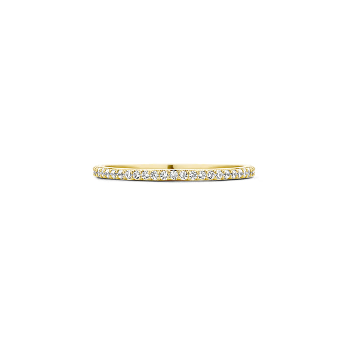 Blush Ring 1201YZI - Geel Goud (14k) met Zirkonia