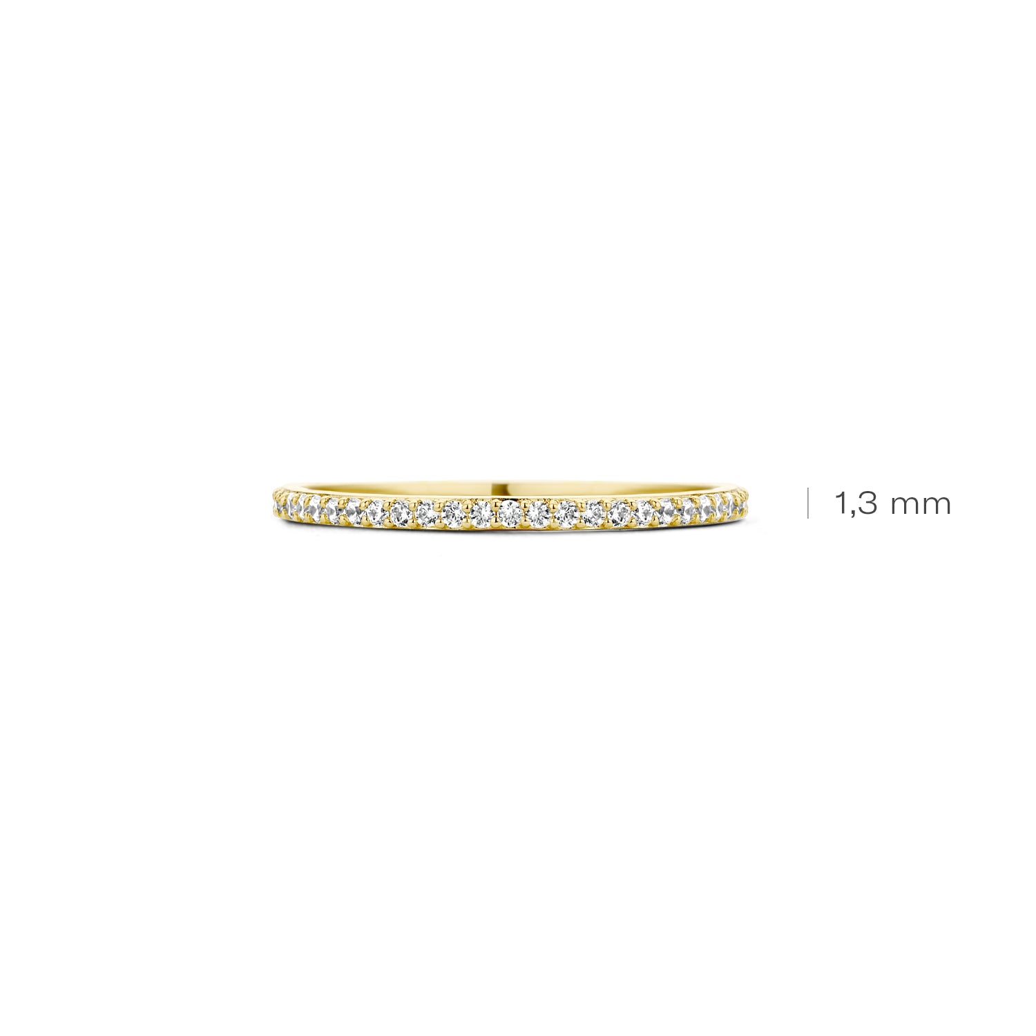 Blush Ring 1201YZI - Geel Goud (14k) met Zirkonia