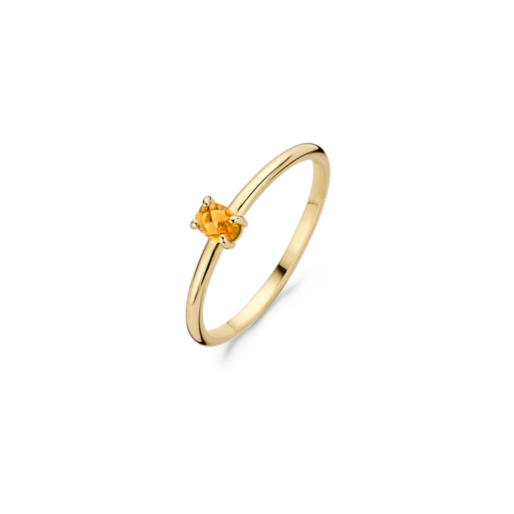 Blush Ring 1204YCI - Geel Goud met Citrine (14k)