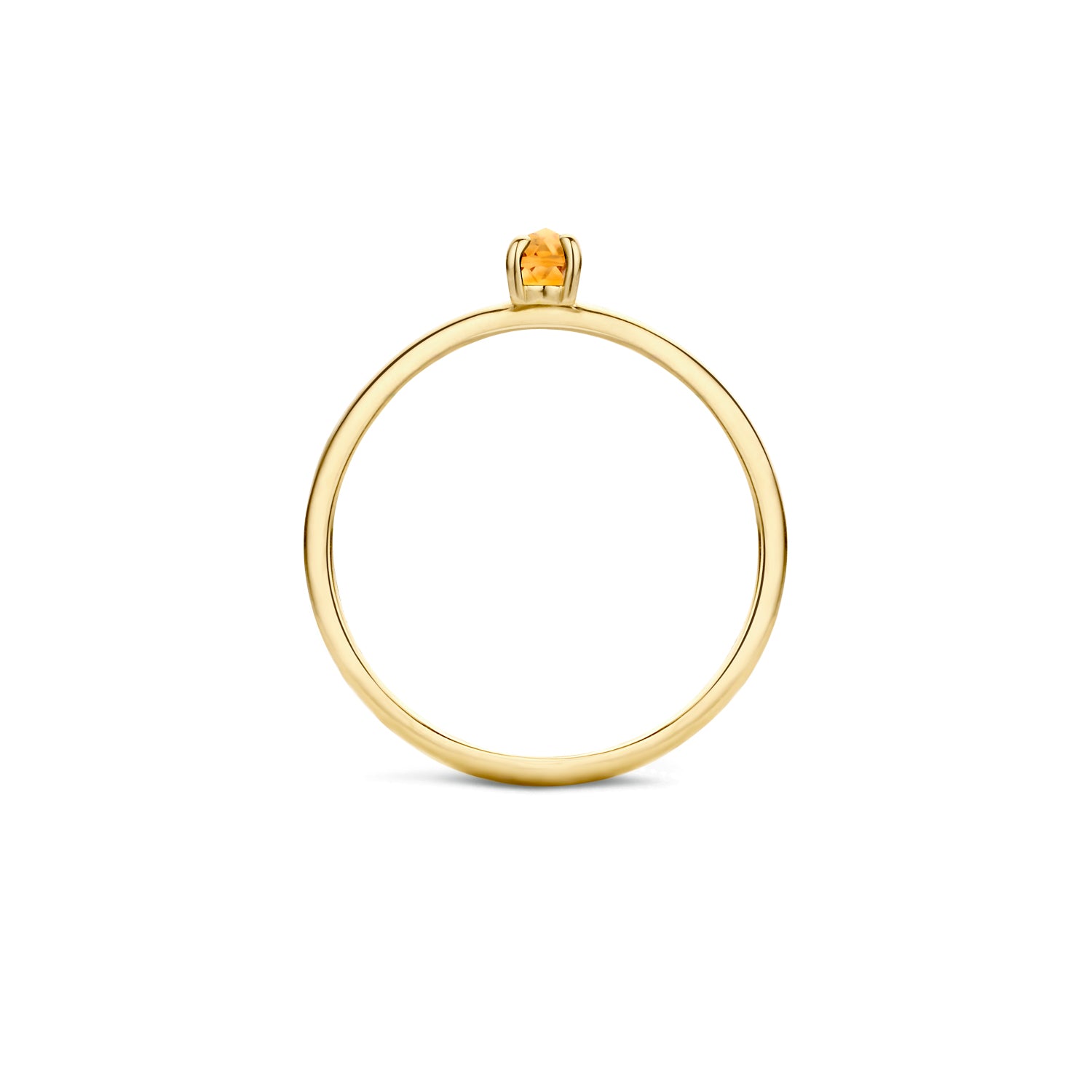 Blush Ring 1204YCI - Geel Goud met Citrine (14k)