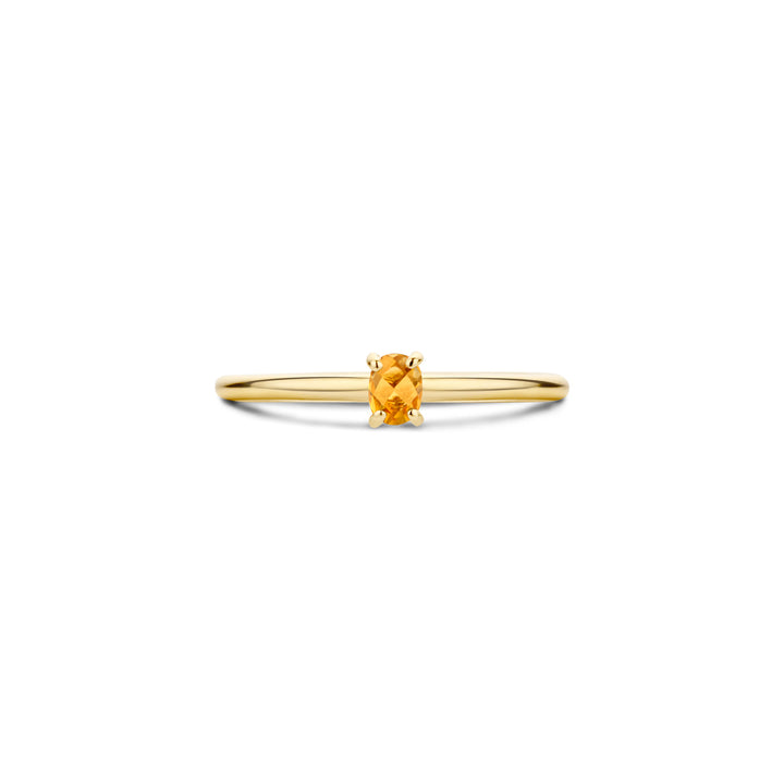 Blush Ring 1204YCI - Geel Goud met Citrine (14k)