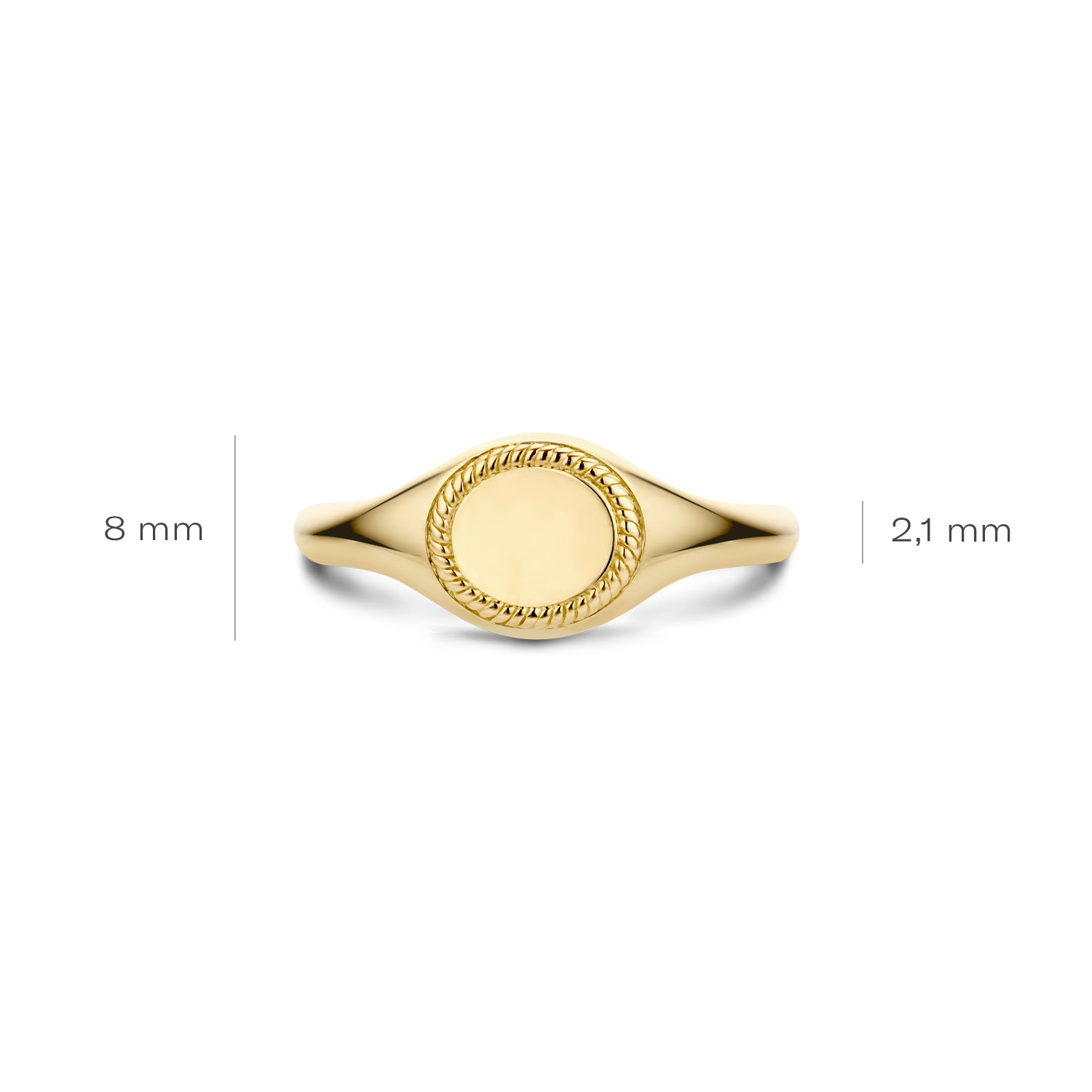 Blush Ring 1206YGO - Geel Goud (14k)