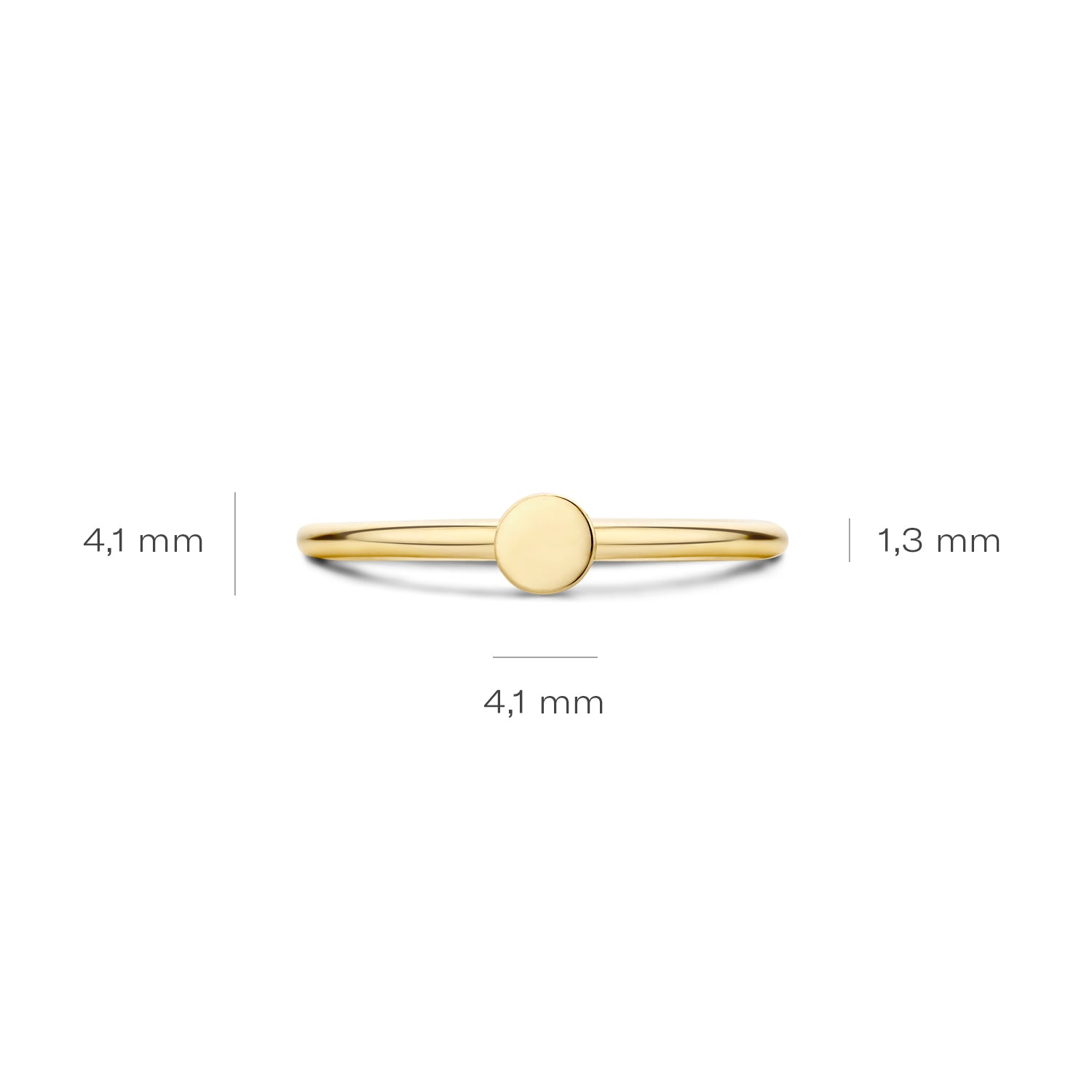 Blush Ring 1212YGO - Geel Goud (14k)