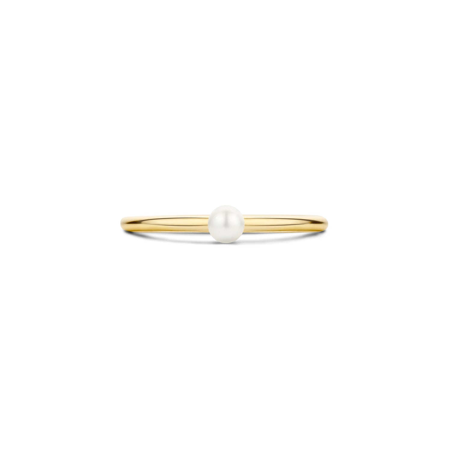 Blush Ring 1213YPW - Geel Goud met Parel (14k)