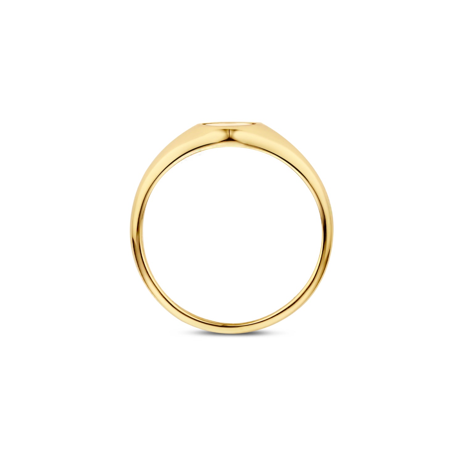 Blush Ring 1219YMP - Geel Goud met Mother of Pearl (14k)