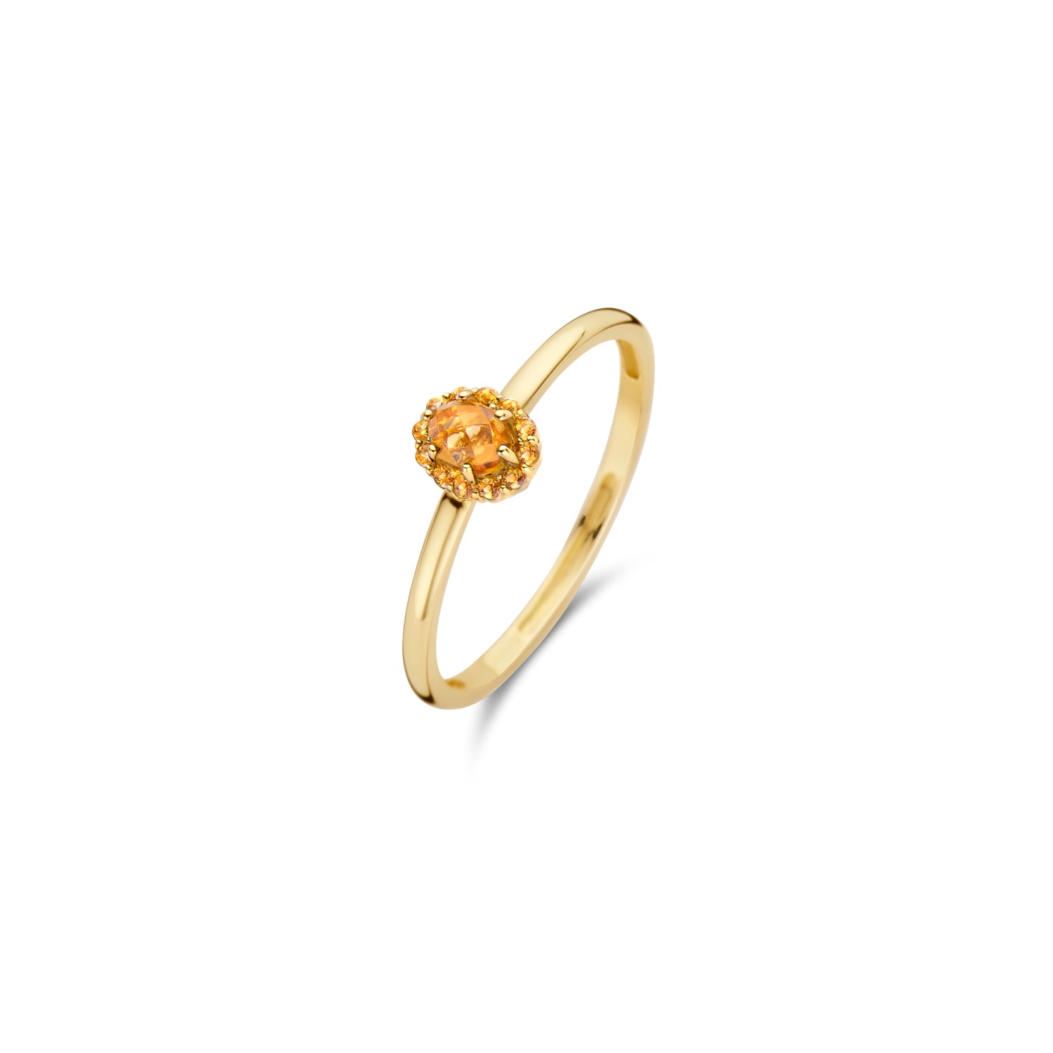 Blush Ring 1226YCI - Geel Goud met Citrine (14k)
