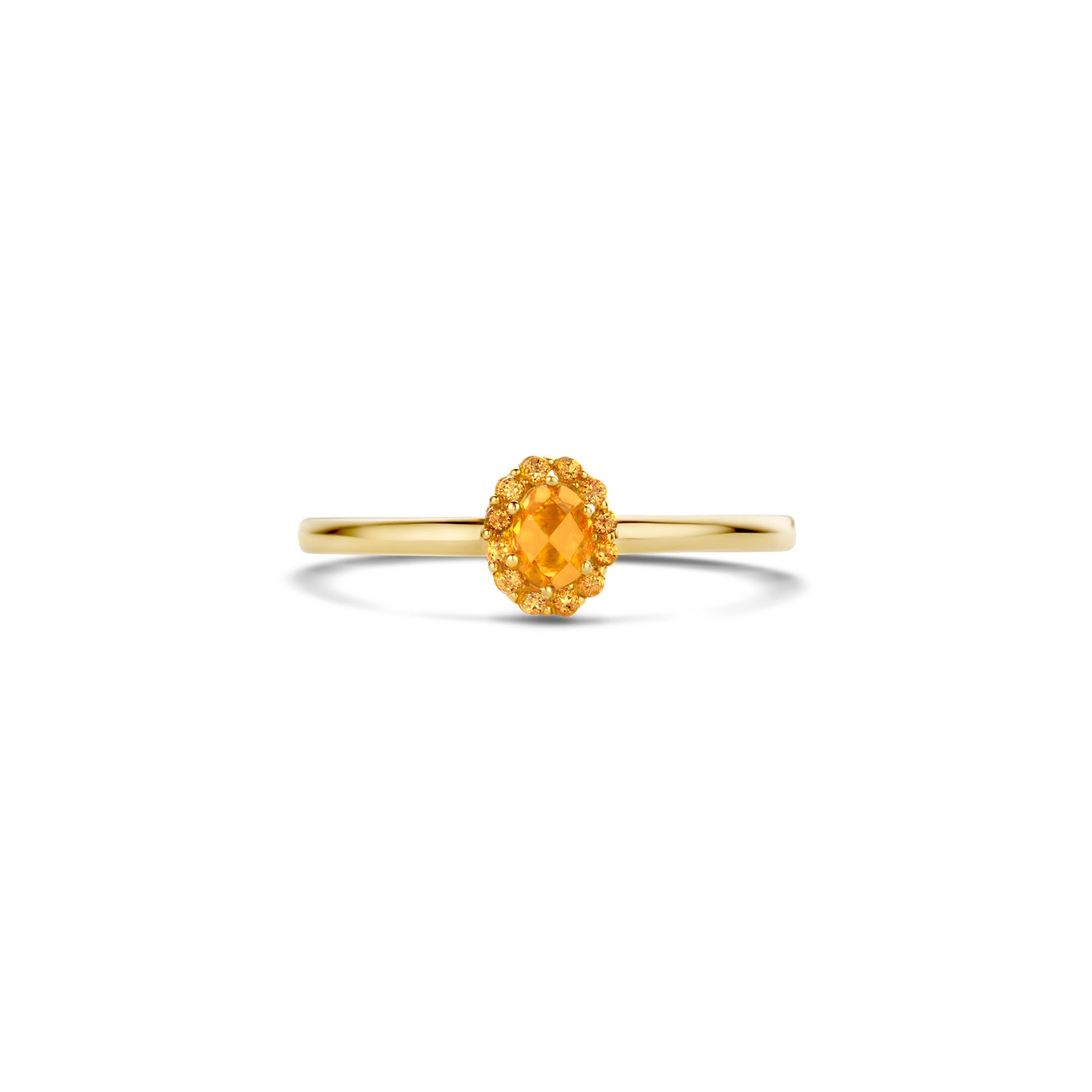Blush Ring 1226YCI - Geel Goud met Citrine (14k)